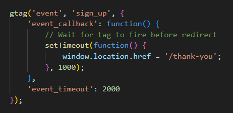 Image 8 - Page Redirects Interrupting Tags