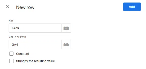 Array Map - add new row