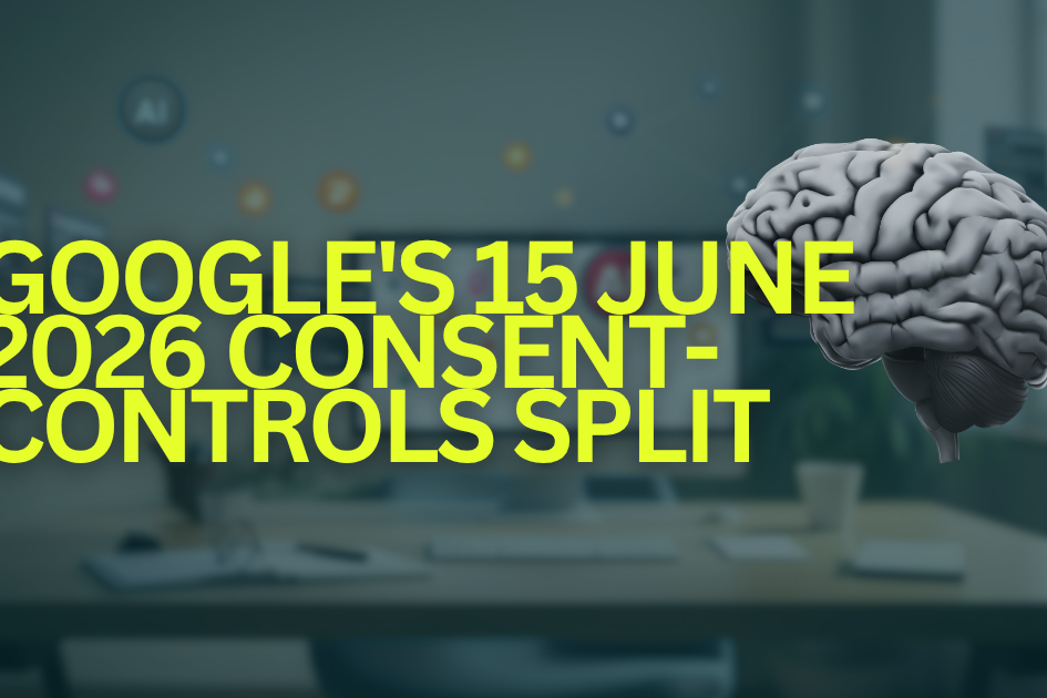 Google's 15 June 2026 Consent-Controls Split